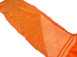 正絹　振袖用　絞り　帯揚げ